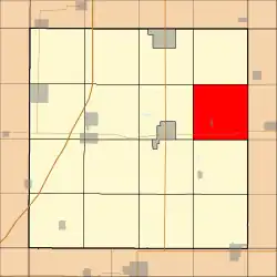 Location in Franklin County