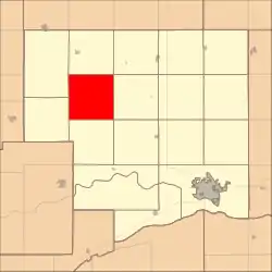 Location in Platte County