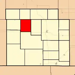 Location in Barber County