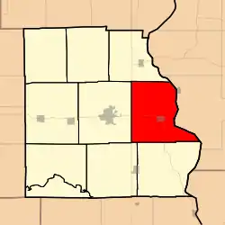 Location in Crawford County