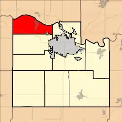 Location in Douglas County