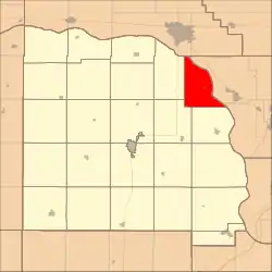 Location in Saunders County