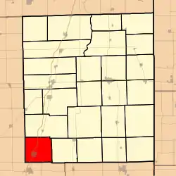 Location in Iroquois County