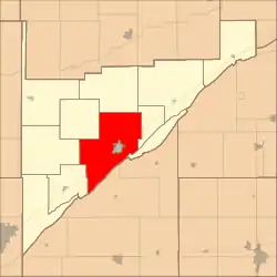 Location in Merrick County