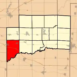 Location in Clinton County