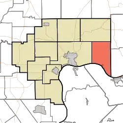 Location in Jefferson County