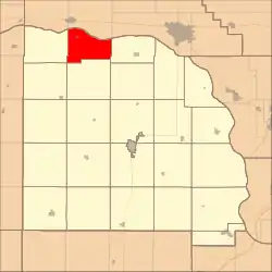 Location in Saunders County