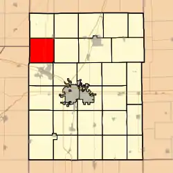 Location in Champaign County