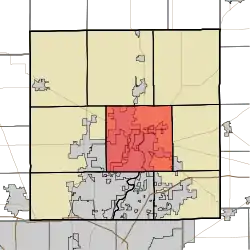 Location in Hamilton County