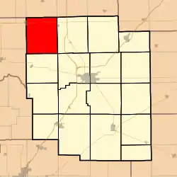 Location in Logan County