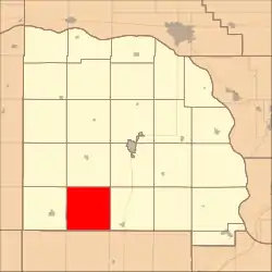 Location in Saunders County