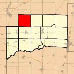 Location in Clinton County