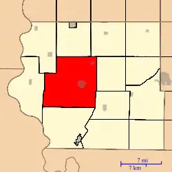 Location in Fremont County