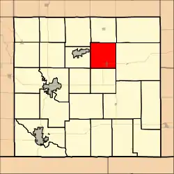 Location in Cowley County