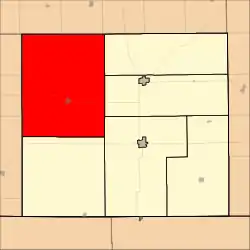 Location in Harper County