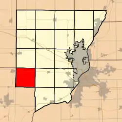 Location in Peoria County