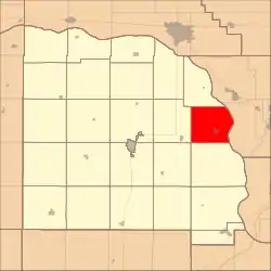 Location in Saunders County