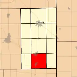 Location in Adams County