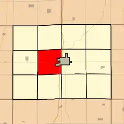 Location in Clarke County