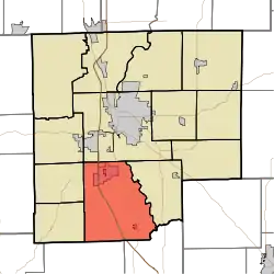 Location in Bartholomew County