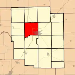 Location in Logan County