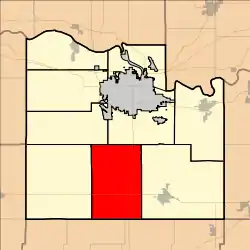 Location in Douglas County