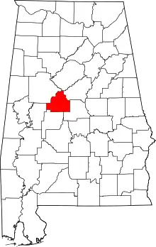 Bibb County map