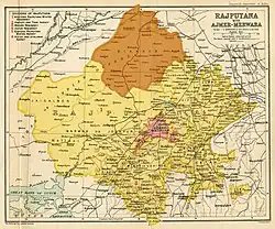 Bikaner State with Rajputana, in the Imperial Gazetteer of India (1909).