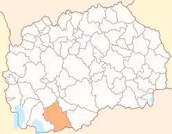 Location of Municipality of Bitola