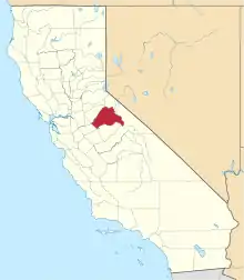 Location in the state of California