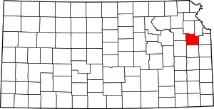 State map highlighting Douglas County