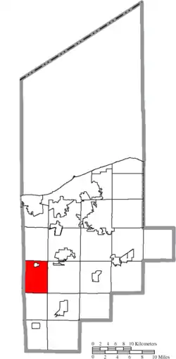 Location of Camden Township in Lorain County