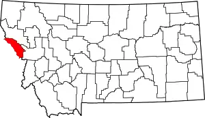 Mineral County map