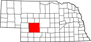 State map highlighting Lincoln County