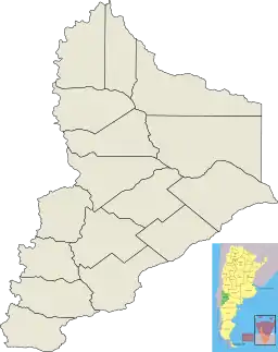 Centenario is located in Neuquén Province