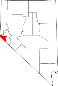 State map highlighting Douglas County