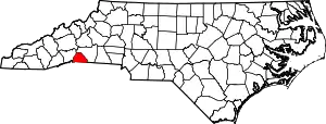 State map highlighting Polk County