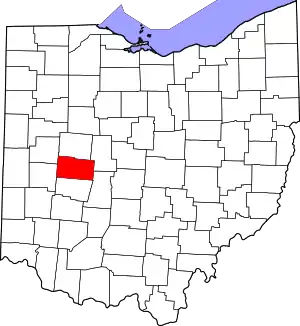 Champaign County map