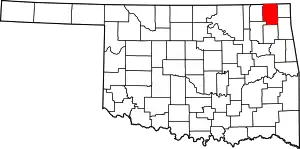 Craig County map