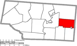 Location of Beaver Township in Pike County