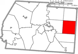 Location of Harrison Township in Ross County