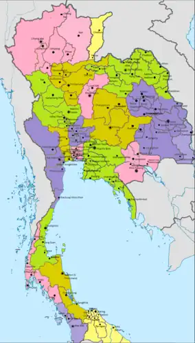 Map of Setul (Satun) as part of Monthon Syburi (Kedah) in 1900