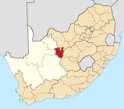 Frances Baard District within South Africa