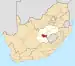 Mangaung within South Africa