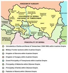 Voivodeship of Serbia and Temes Banat (1849-1860)