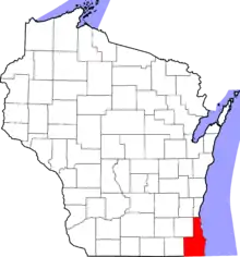 Area of Wisconsin served by Three Harbors Council