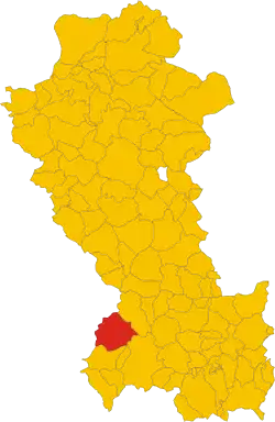 Lagonegro within the Province of Potenza