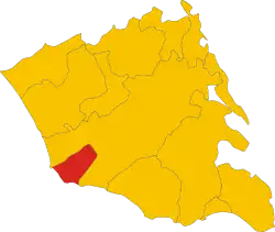 Santa Croce Camerina within the Province of Ragusa