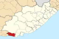 Location in the Eastern Cape