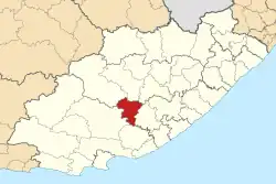 Location in the Eastern Cape